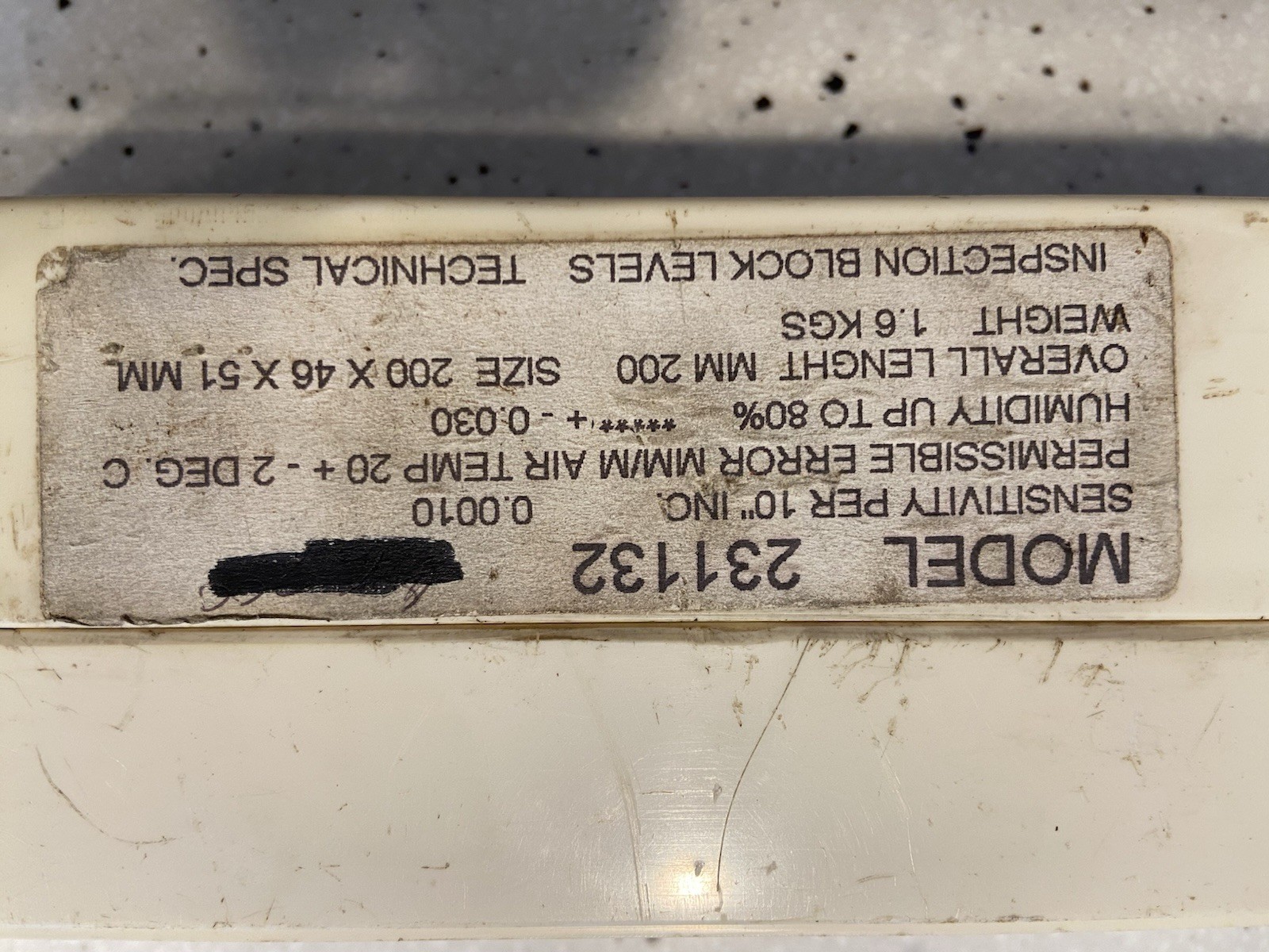 8 Inch Precision Inspection Block Level Model #231132 Made In USSR