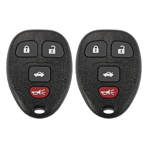 2pcs 315MHz OUC60270 Replacement Keyless Entry Remote Car Key Fob for Chevy