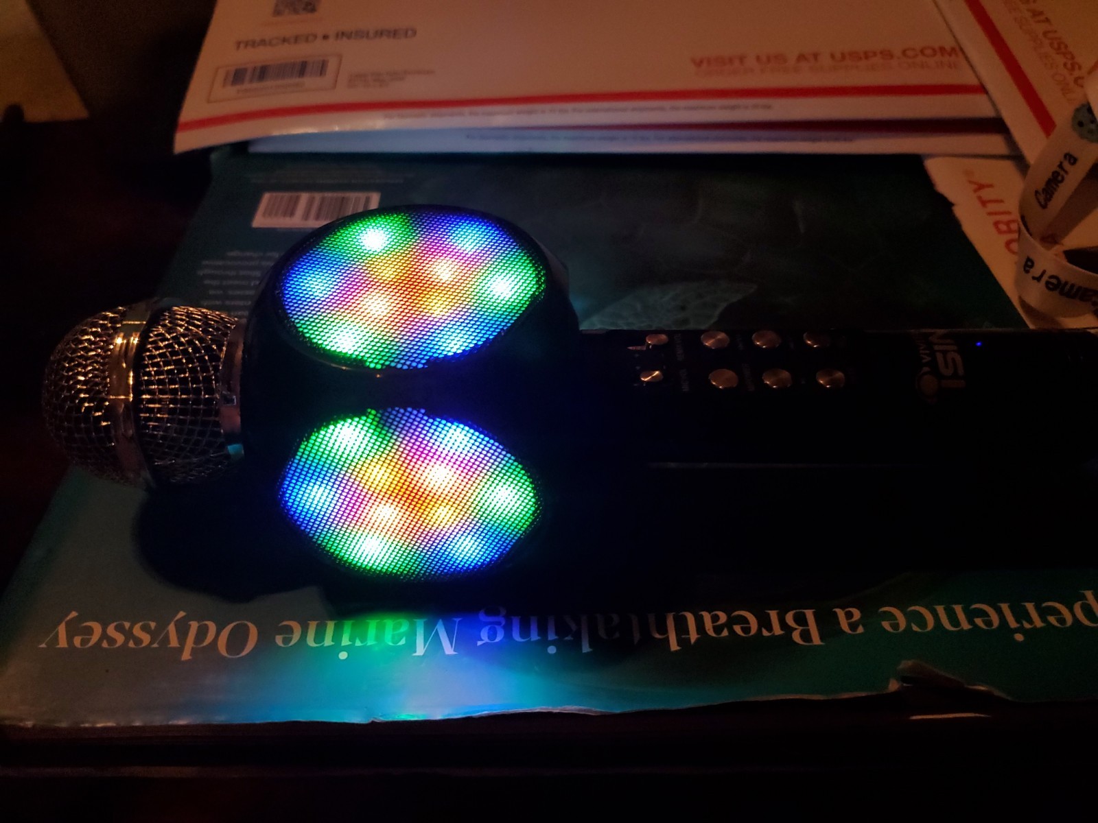 Vivitar Ising Karaoke Bluetooth Light Up Wireless Mic