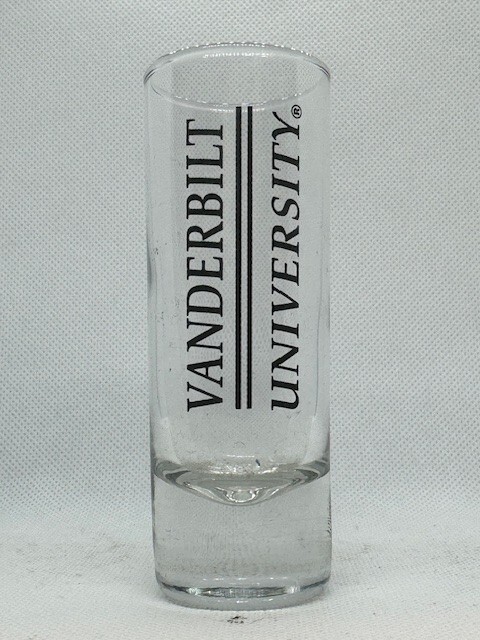 Vanderbilt University Tall Clear Shooter Shot Glass