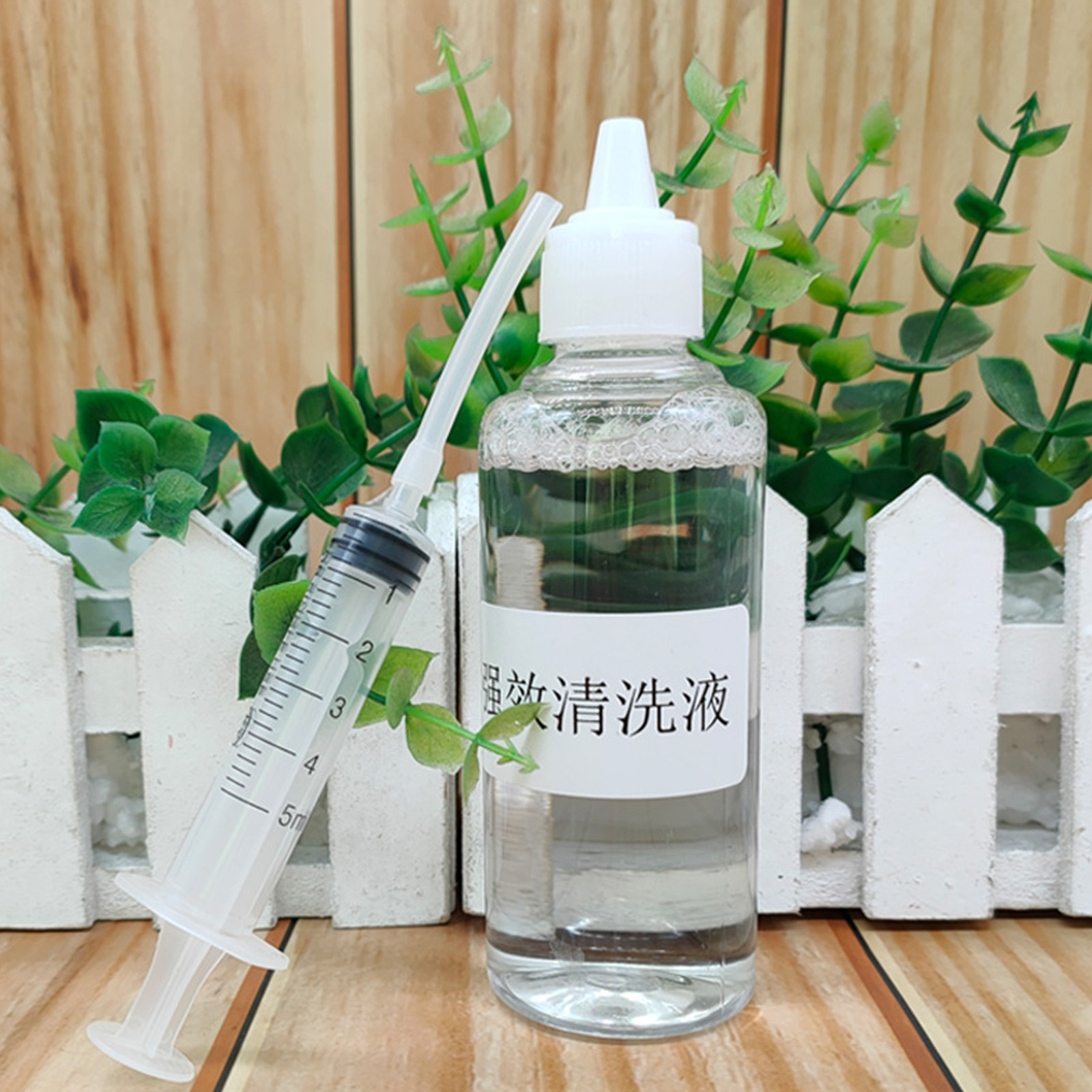 Ink Cleaning Solution Strong Dissolve Nozzle Dye Cleaning Fluid With Syringe