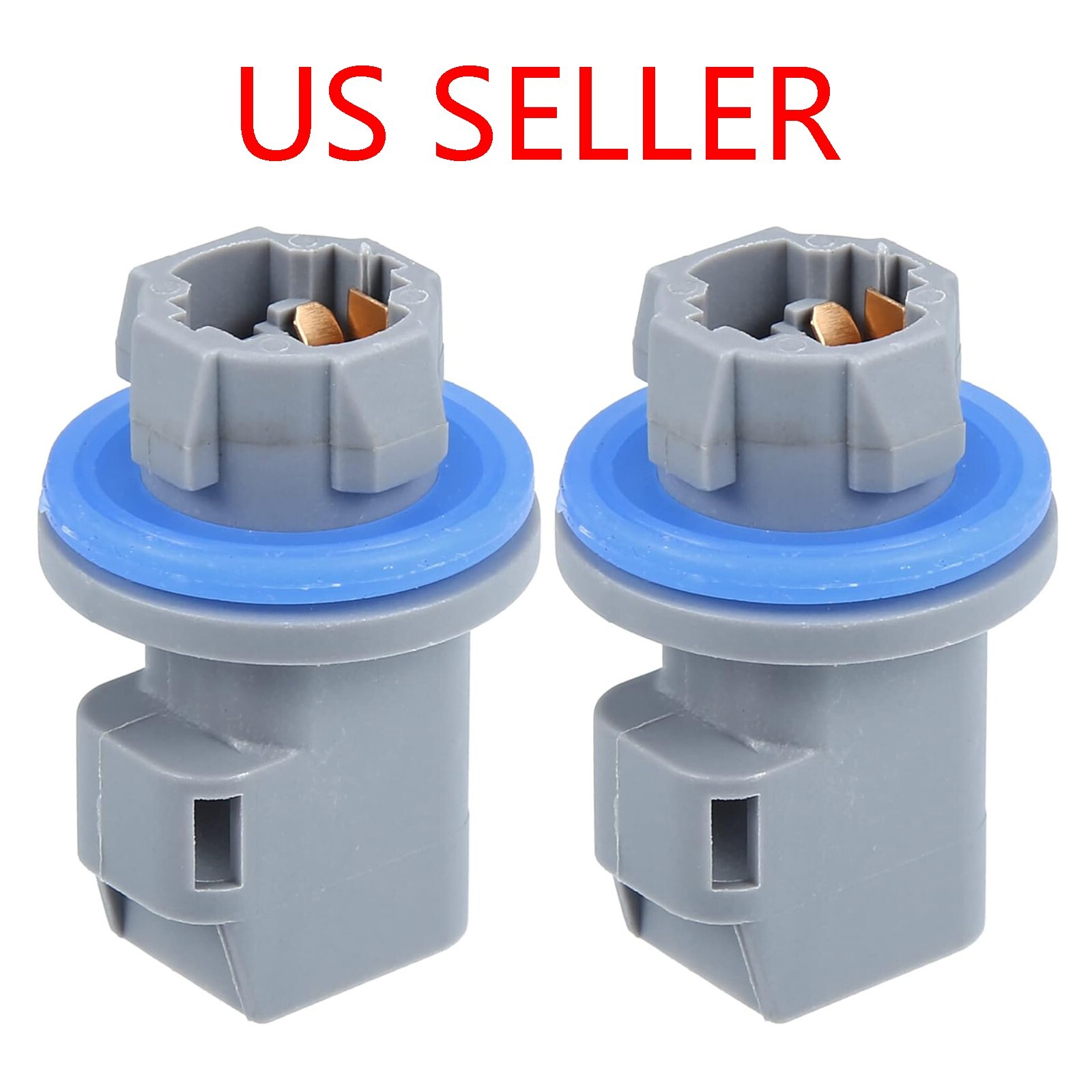 2PCS For Ford F150 F250 F350 Super Duty LED License Plate Light Wiring Sockets