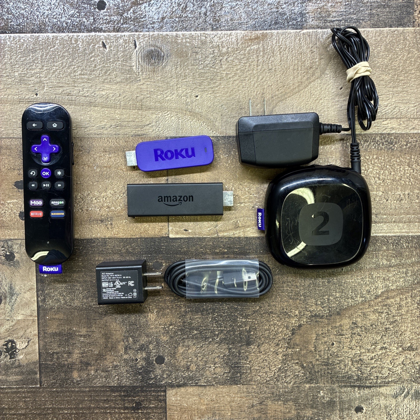Streaming Device Lot Roku 2 2720X Amazon Remote Untested RC07