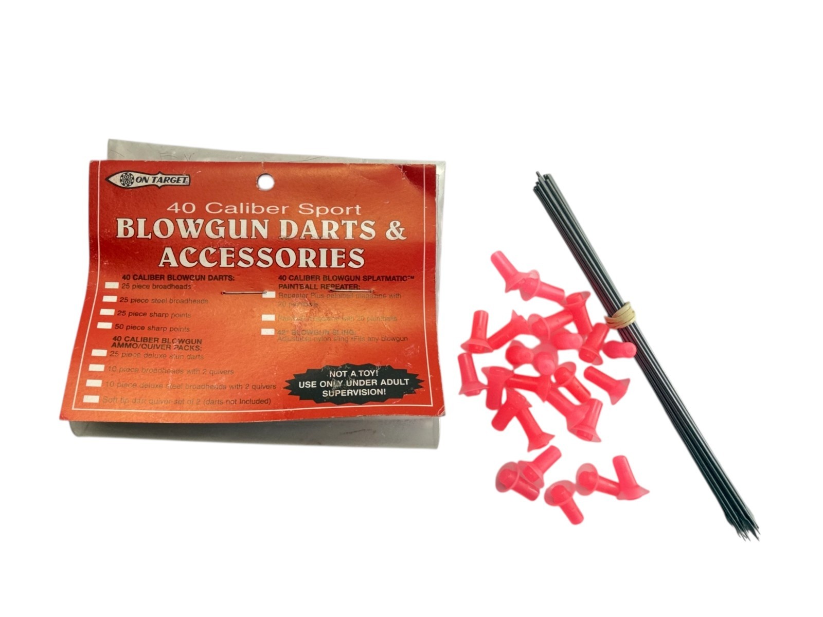 blowgun darts on target deluxe steel broadheads 25x