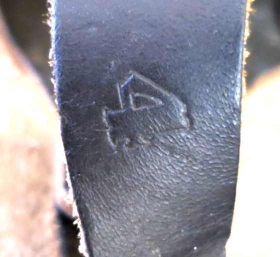 Ray Allen RamLite Handcrafted Black Latigo Leather Size #4 Muzzle