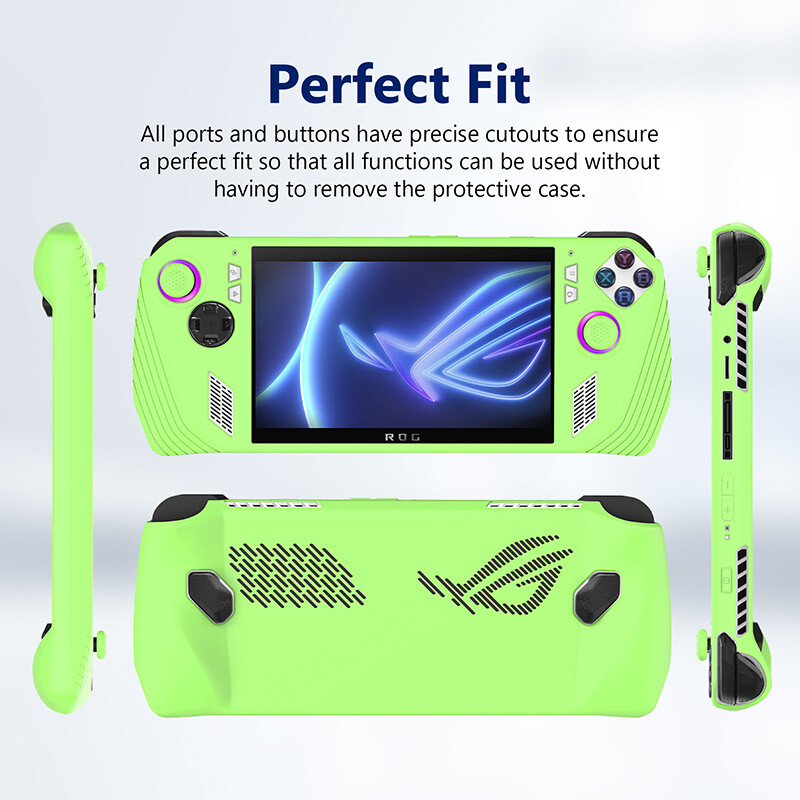 For ASUS ROG Ally Game Console Silicone Protective Case Shell w/ Button Caps