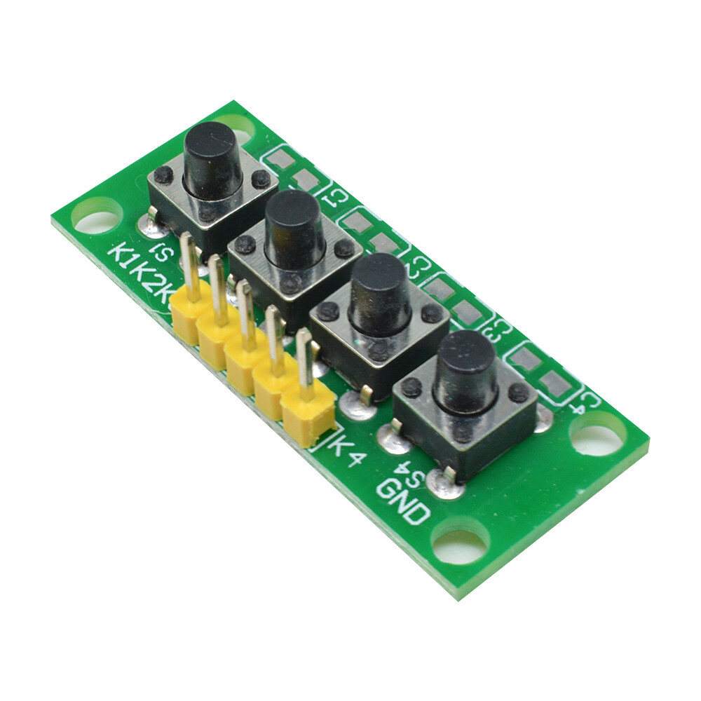 5Pin 1x4 4 Keys Button Keypad Keyboard Breadboard Module for Arduino