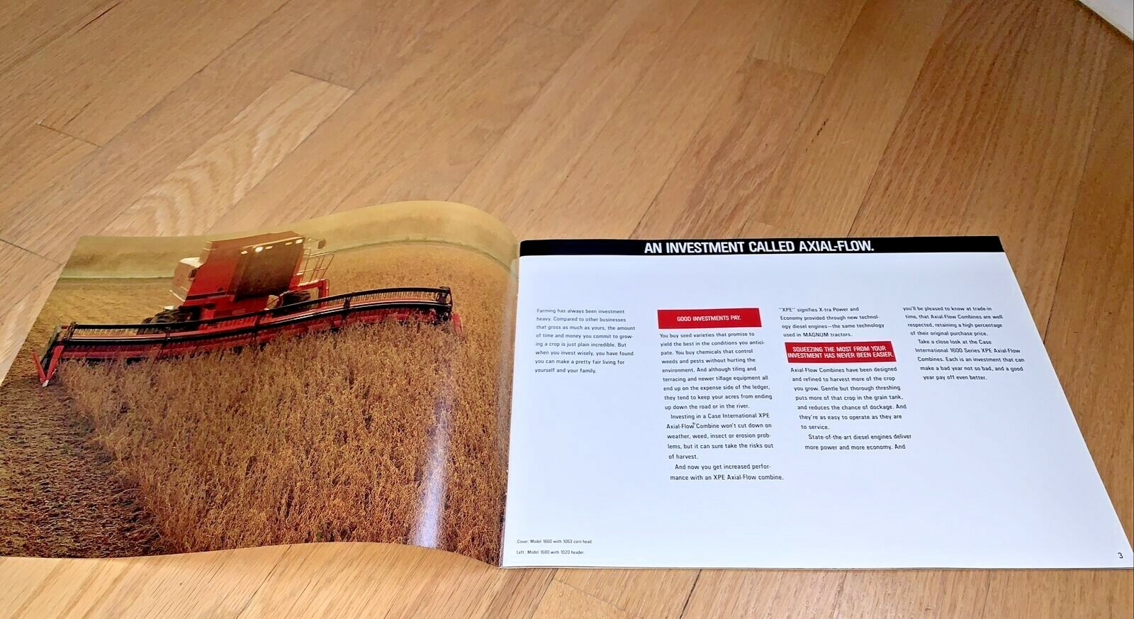 CASE INTERNATIONAL AXIAL FLOW COMBINES Brochure