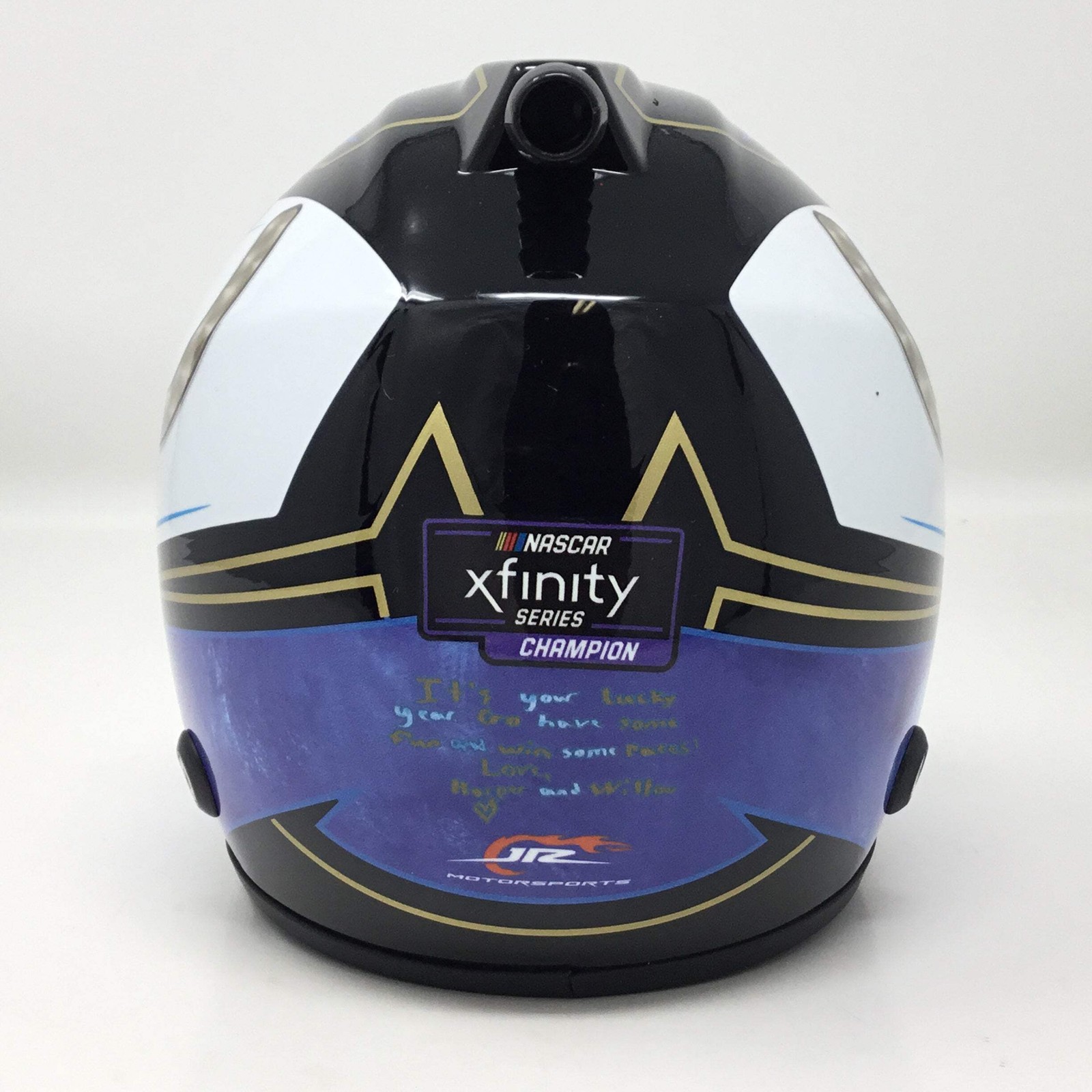 Justin Allgaier Xfinity Champion 1/2 Mini Scale Helmet