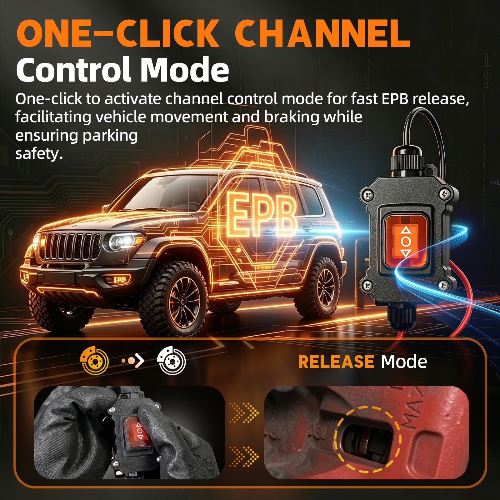 EPB Emergency Release Tool Electronic Parking Brake Release & Reset Tool
