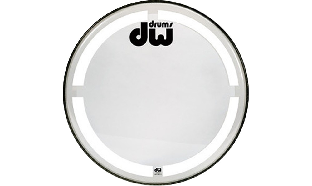 DW Coated Clear Bass Drum Head 22 in.