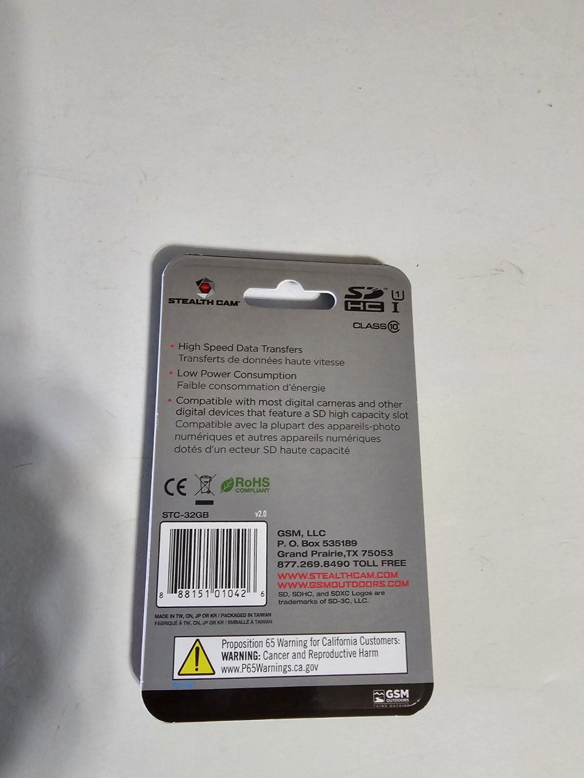 STEALTH CAM 32GB SDHC MEMORY CARD CLASS 10 NIP