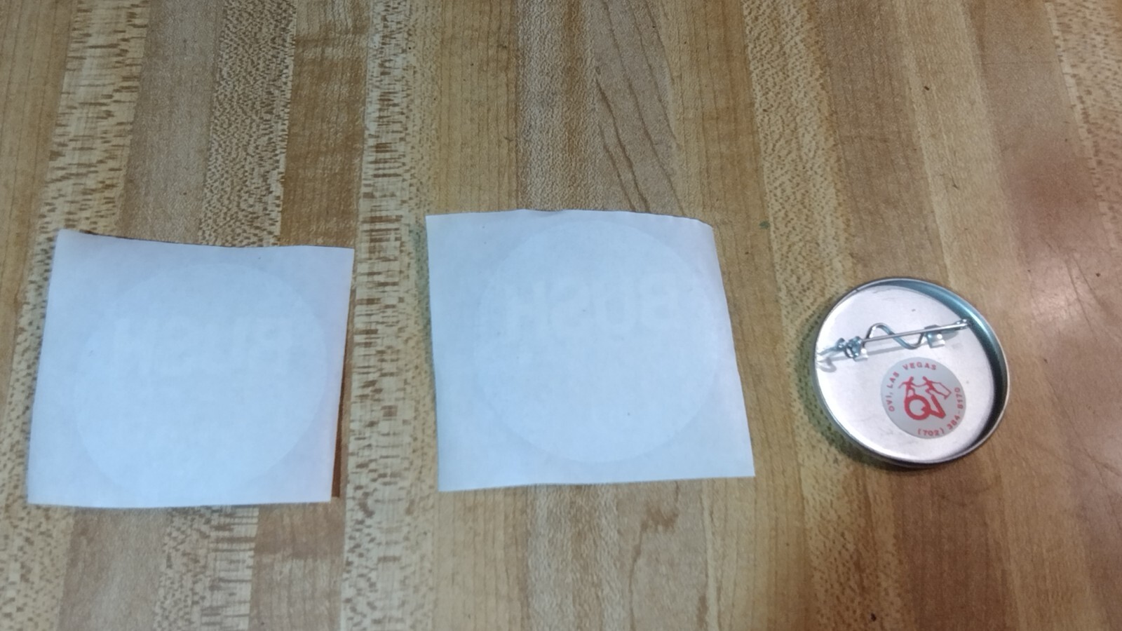 Bush/Quayle '92 Metal Button Pin/2 Stickers!