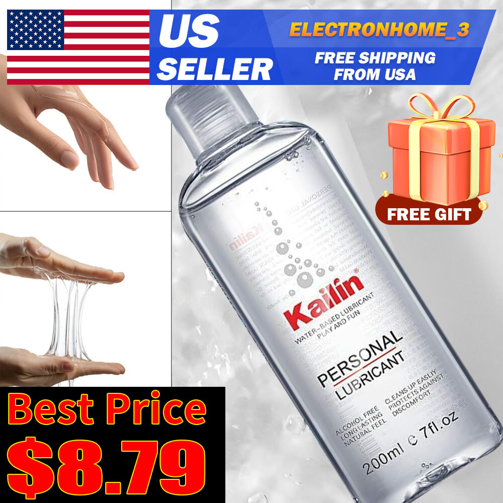 Sex-Lube Personal Lubricant Water-Based Long Lasting Lubricant for-Women-Men US