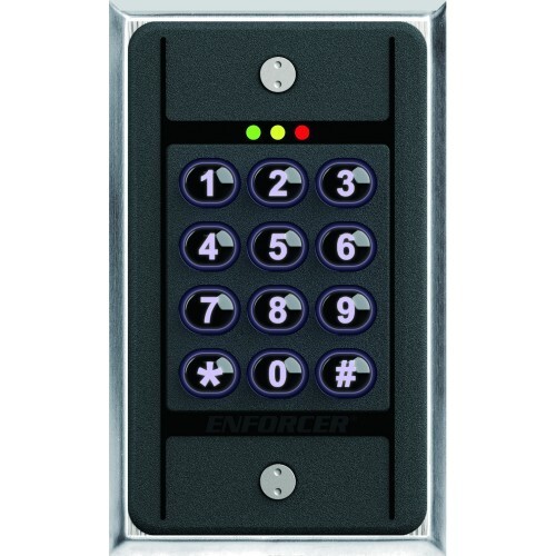 Seco-Larm SK-B111-PQ Bluetooth Access Controller – Indoor Single-Gang Keypad