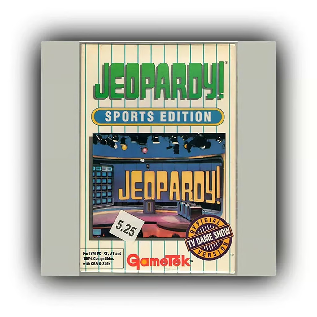 Vintage 1990 Jeopardy! Sports Edition Official TV Game Show *NEW* [GameTek PC]