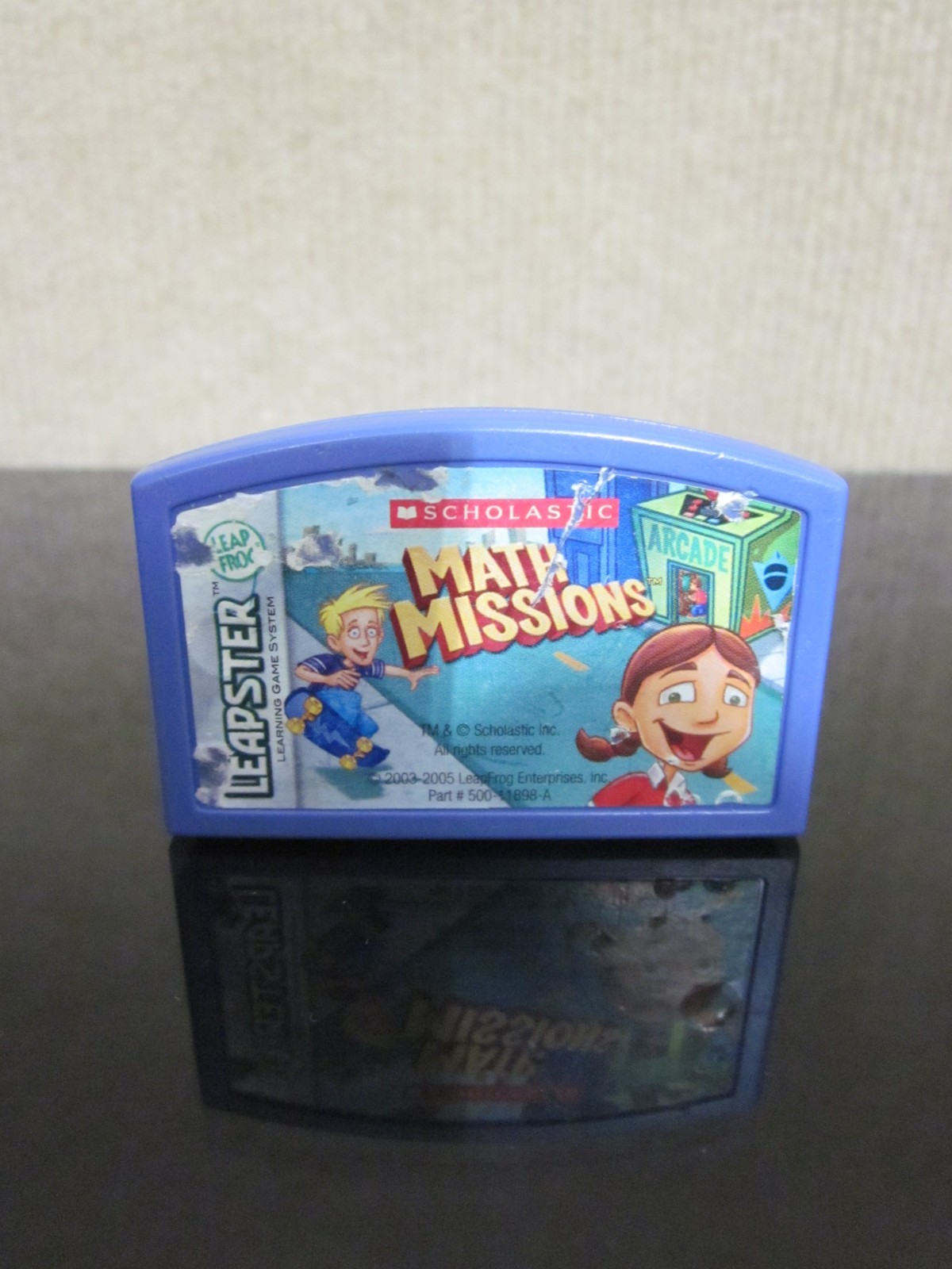 Leap Frog Scholastic Math Missions Leapster Learning Game System Game Cartridge