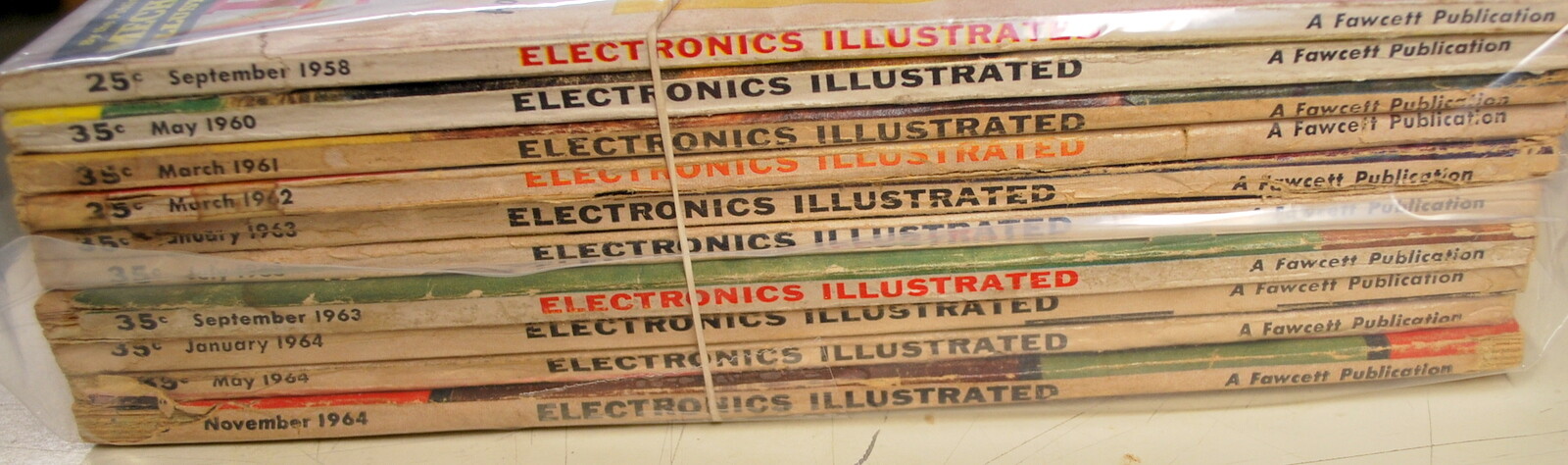 Rare Electronics Illustrated Magazine 10 Issues 1958-1964 Ships Worldwide