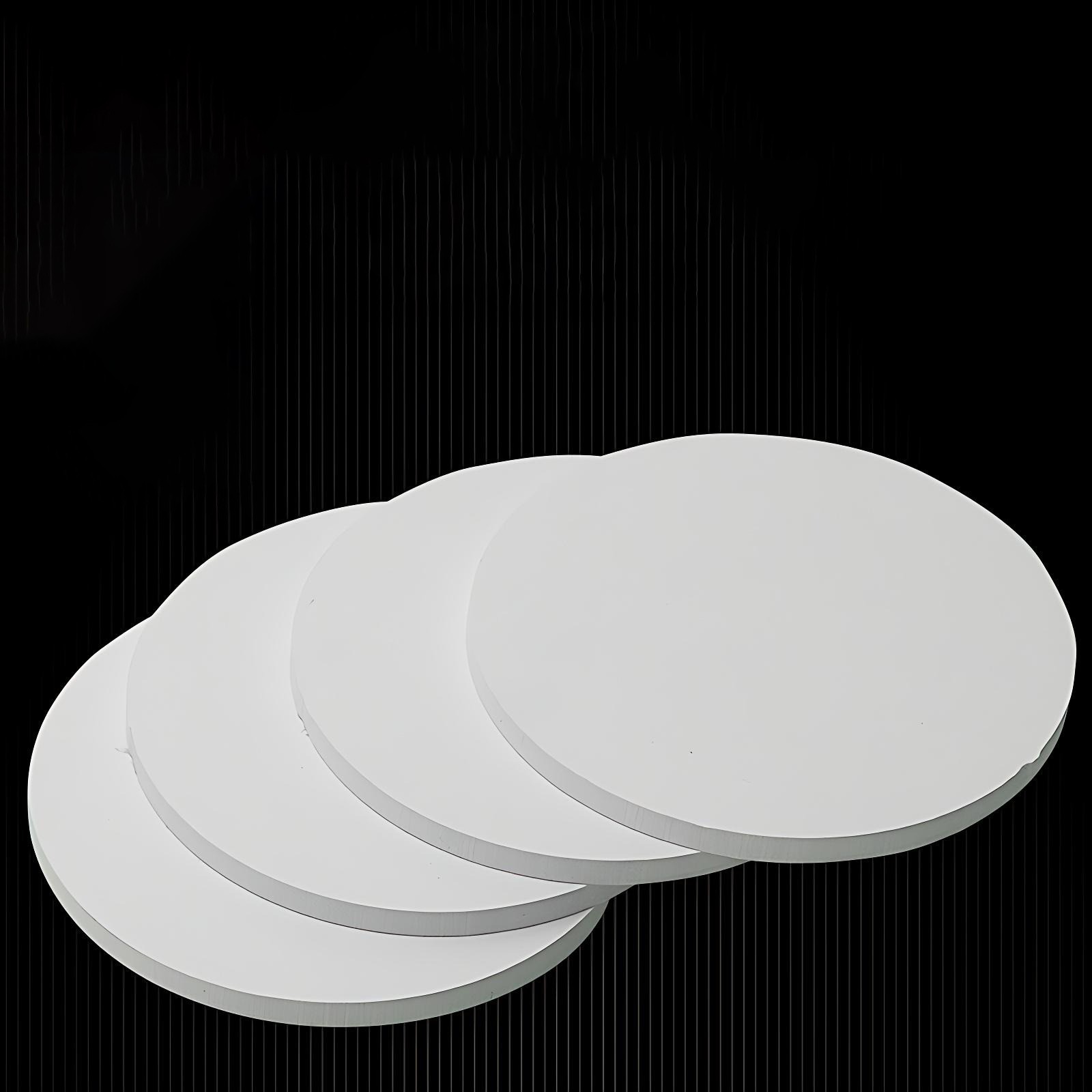 PVC Round Plastic Pads Disc Sheet-Hard Plastic Plate-Various Thicknesses & Size