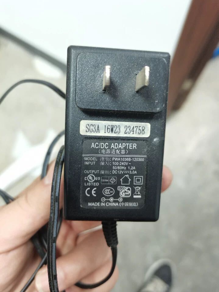 For PWA1036B-120300 AC/DC Adapter 12V 3A Power Supply Charger US