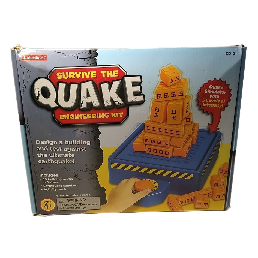 Survive The Quake Engineering Kit Earthquake Simulator Lakeshore Complete Works