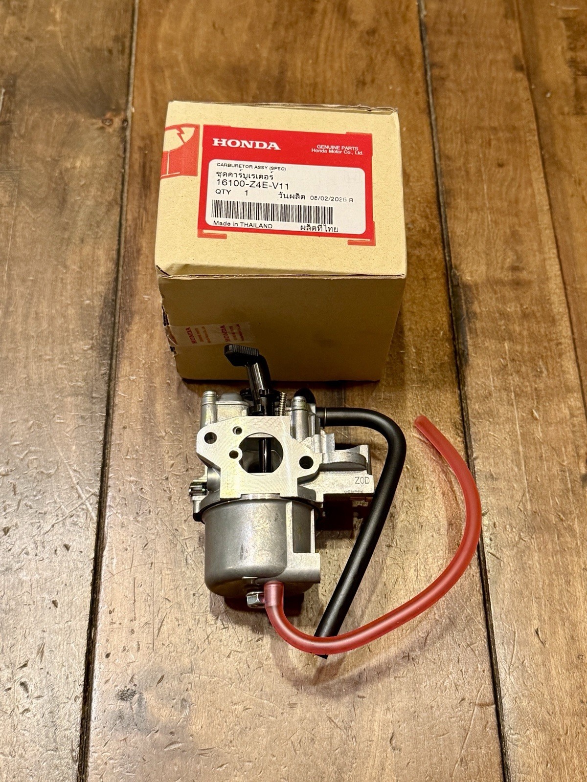 HONDA Carburetor GX100RT Rammer 16100-Z4E-V11 Genuine OEM