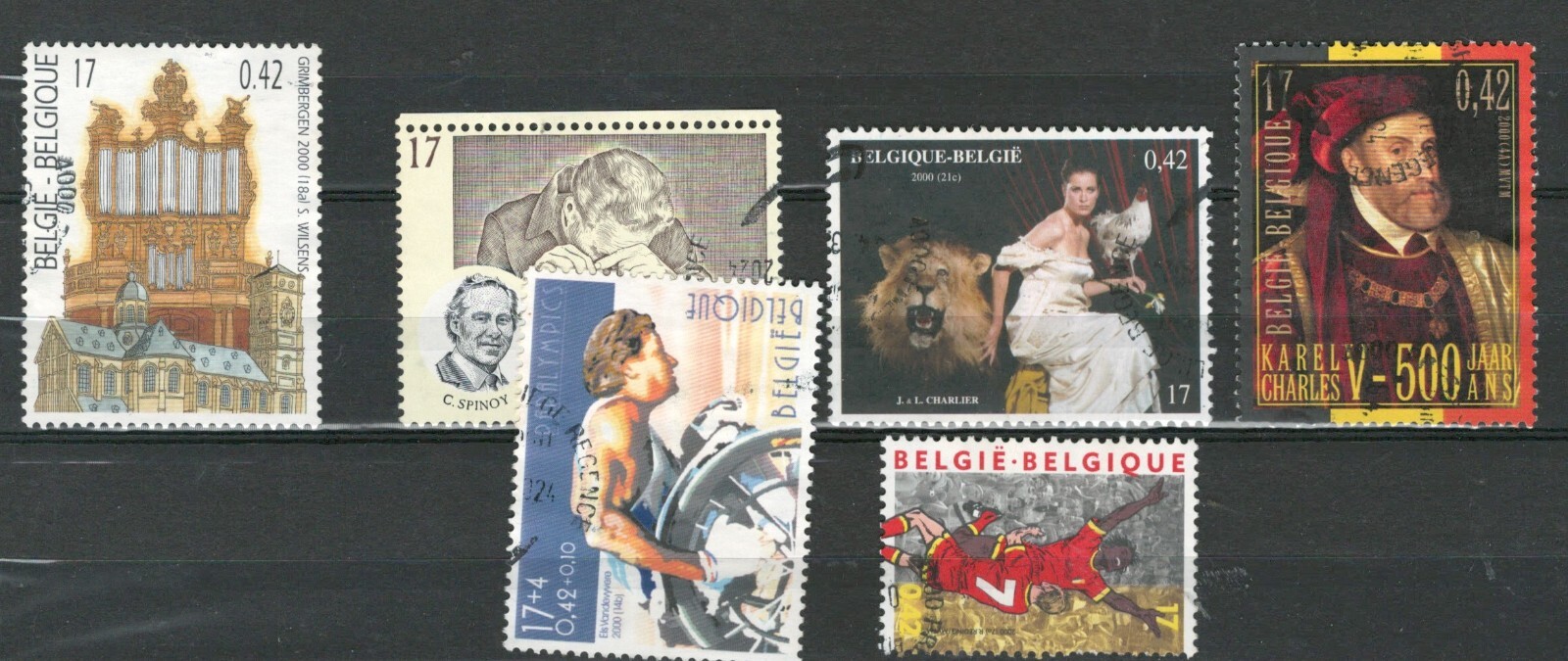 BELGIUM EUROPE SELECTION USED COMMEMORATIVE MODERN STAMPS  LOT (BELG 427)