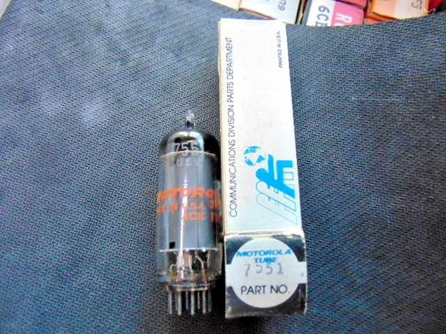 Motorola ( RCA ) 7551 vacuum tube  Triplet 3444 tested  100% +