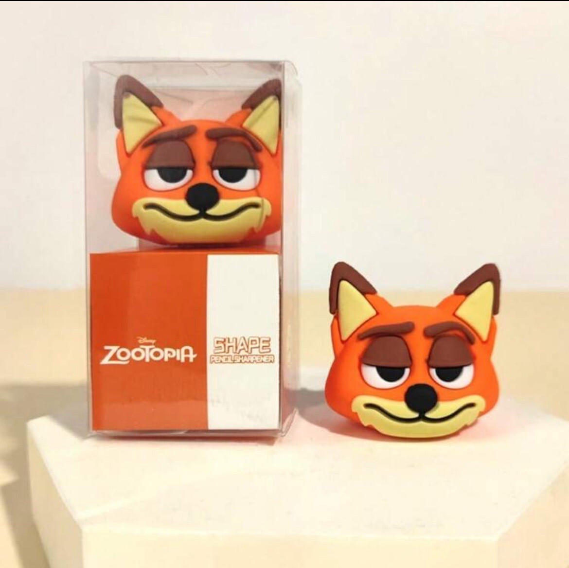NEW Disney ZOOTOPIA Pencil Sharpener NICK WILDE Topper Figural Rubber Figure