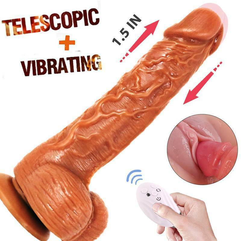 4IN1 XL Dildo Vibrator with 8 Thrusting Heating 8 Rotating Sex Toy for woman