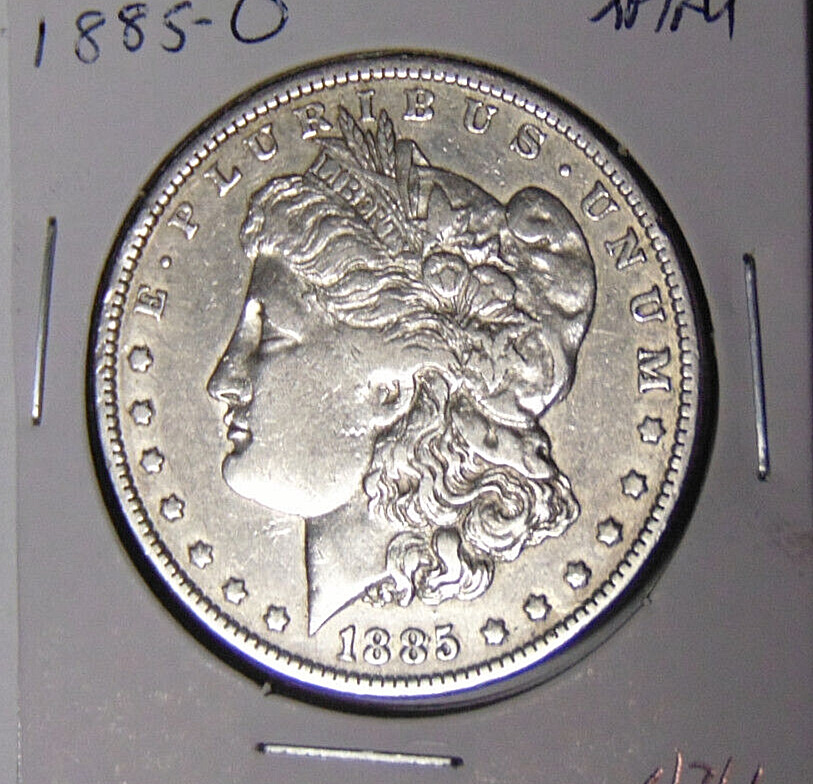 1885-O Morgan Silver Dollar XF/AU Detail New Orleans Mint (123022)