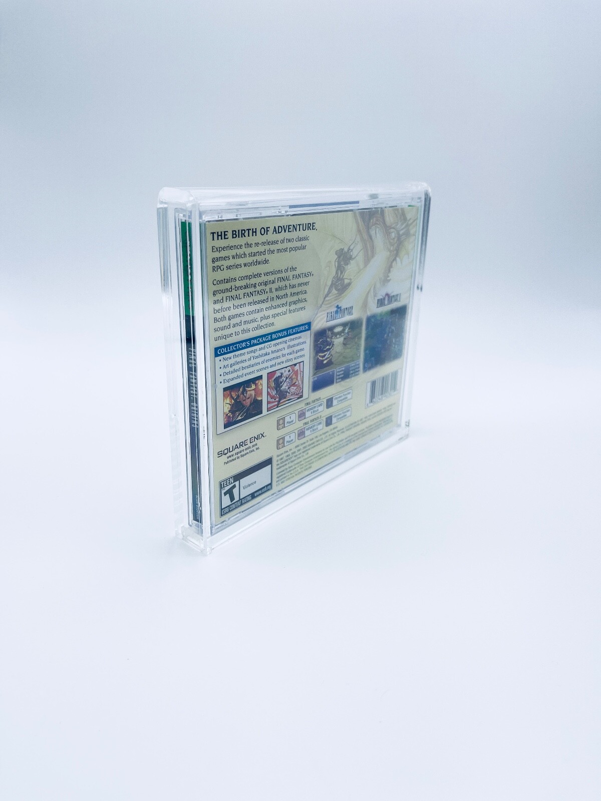 5 UV PROTECTED Acrylic Box Playstation 1 Dreamcast Single CD Case Magnet Lock