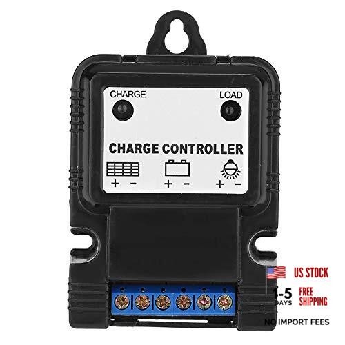 Solar Charge Controller, 6V/12V 3A Solar Controller PWM, Solar Panel