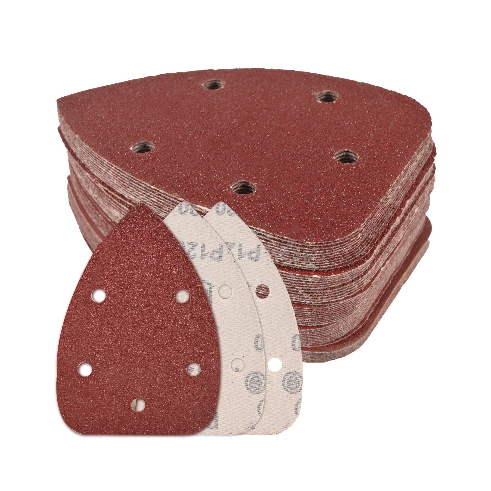 55Pcs Mouse Detail Sander Sandpaper, Professional 40 80 120 180 240 Grits Mou...