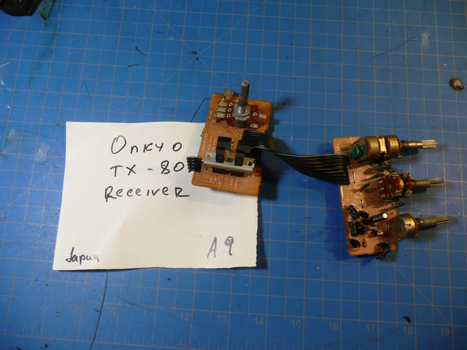Onkyo TX-80 Receiver Replacement Parts Cirt Boards Parts # 25132597 & 25132596