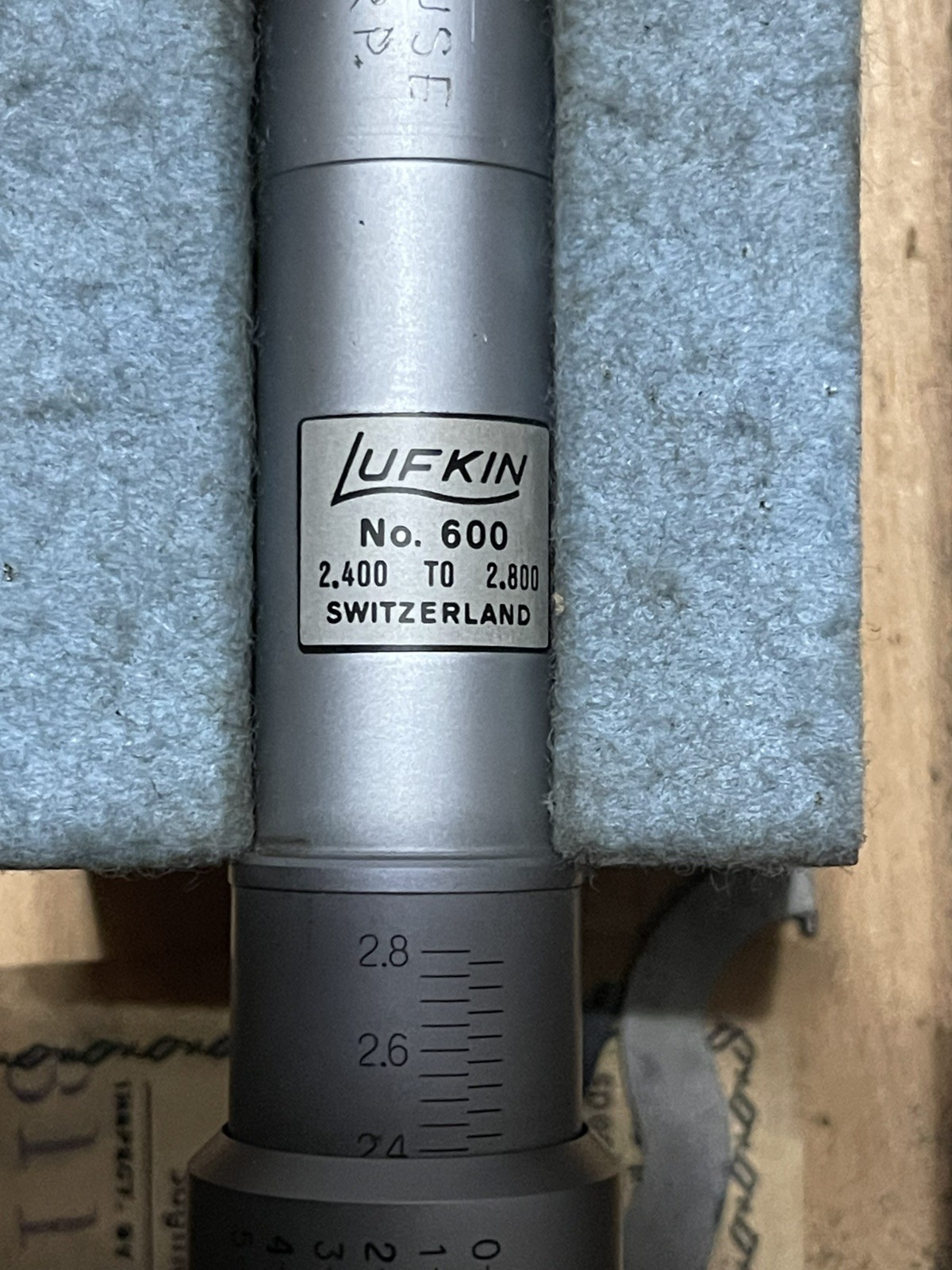 Lufkin Internal Micrometer No. 600 (Bore Gauge)