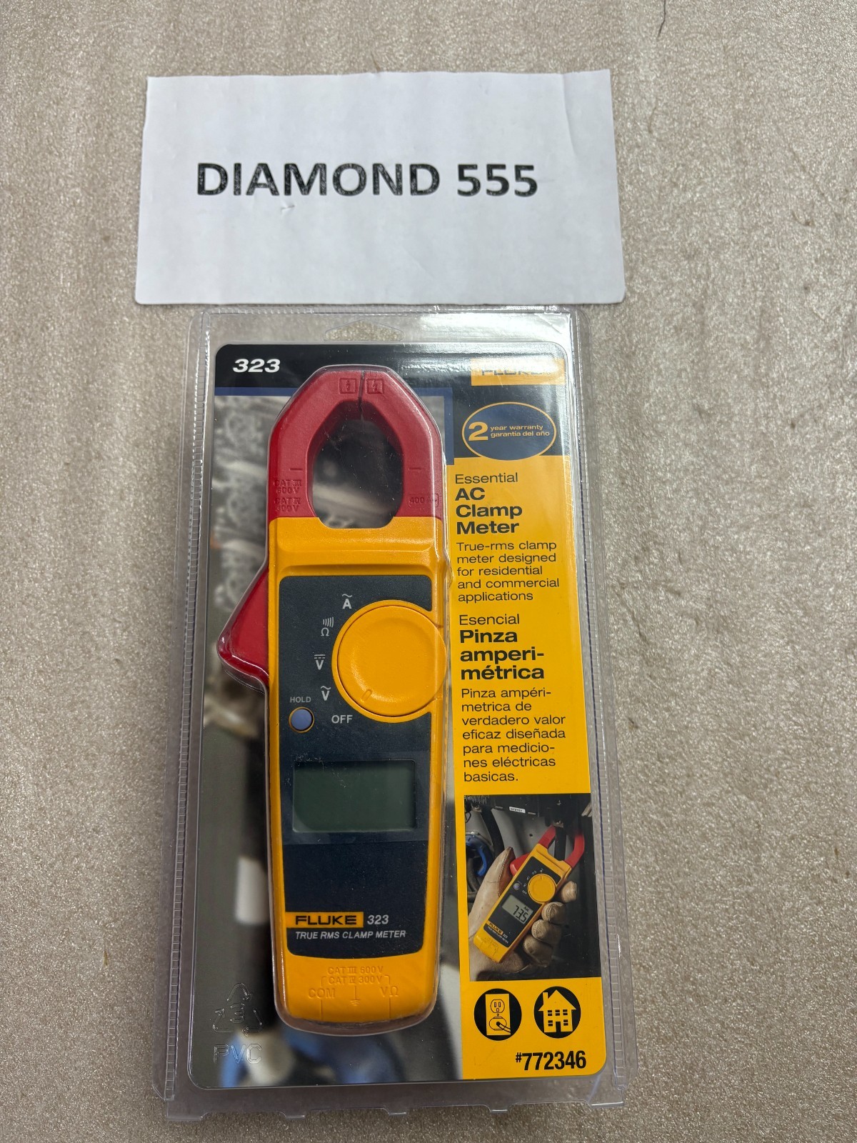 FLUKE AC CLAMP METER 772346 | 4189