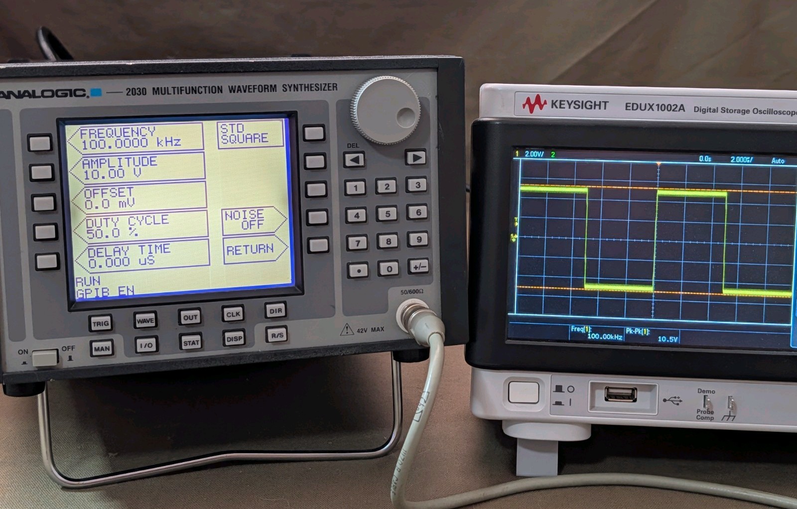 Analogic 2030A Arbitrary Waveform/Function Generator 50MS/s, 20 Volts P-P, GPIB
