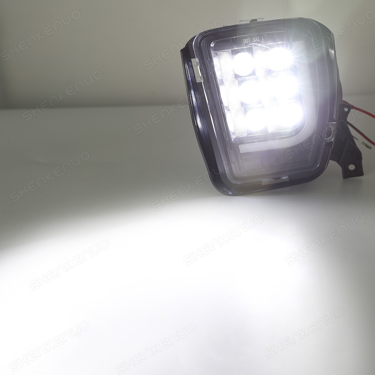 36W LED FOG LIGHTS FOR DODGE RAM 1500 2013-2018 Black