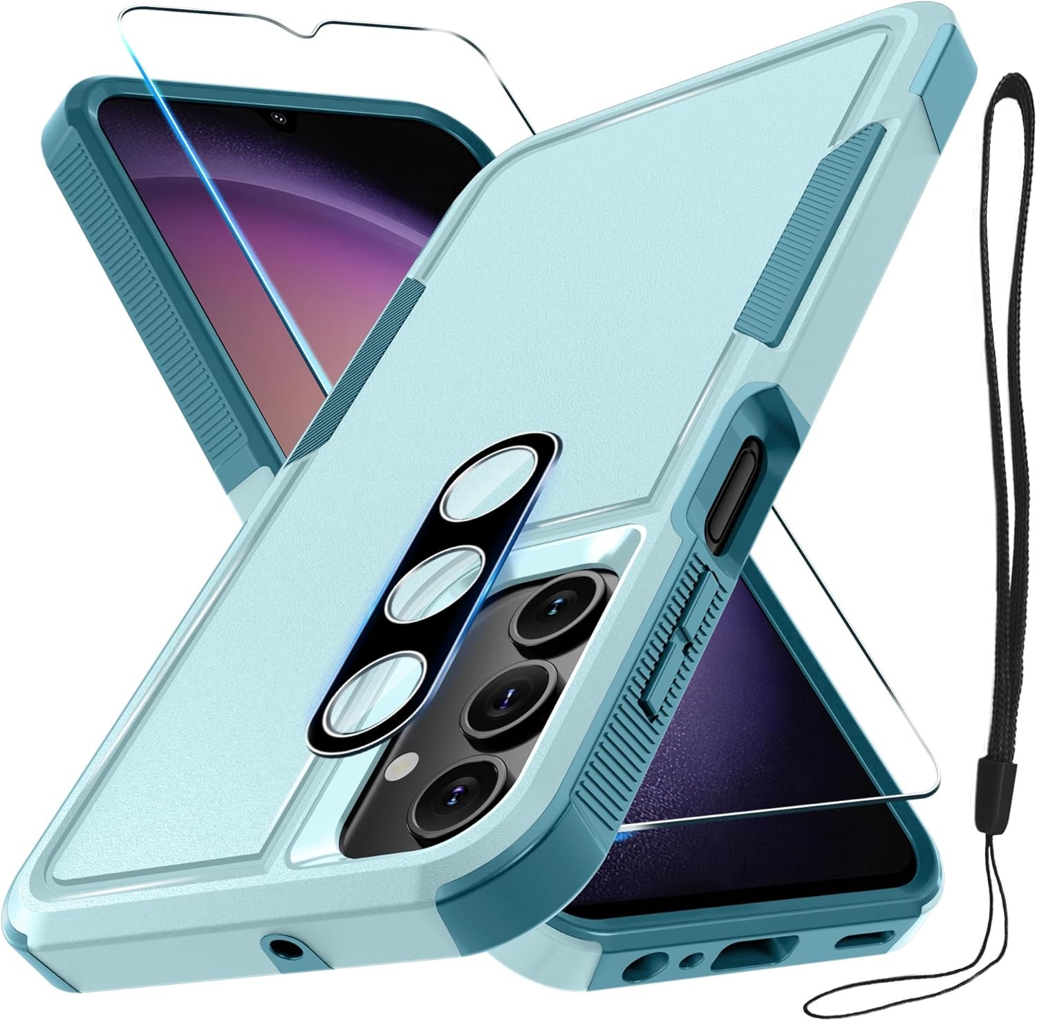 Case for Samsung Galaxy A16 5G, Heavy Duty Rugged Shockproof Phone Cover, Mint G