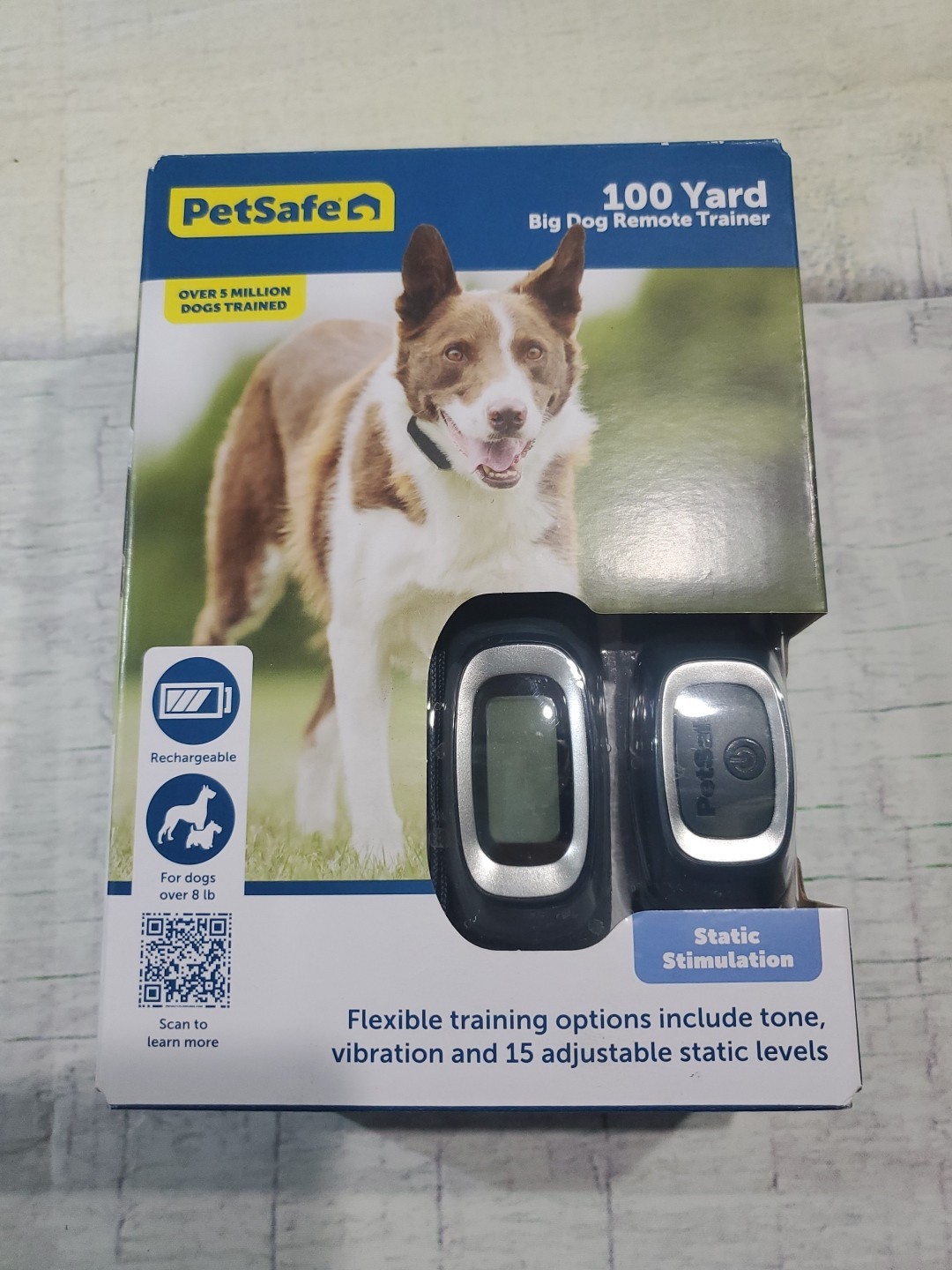 PetSafe Big Dog Remote Trainer Collar 100 Yard - Blue