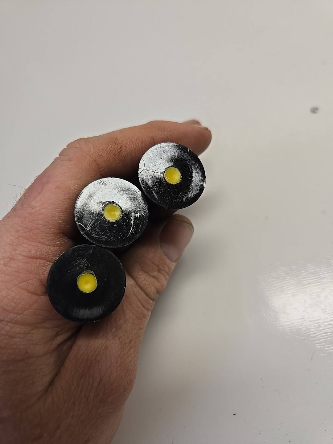 12 gauge snap caps 3 Pack Black Plastic