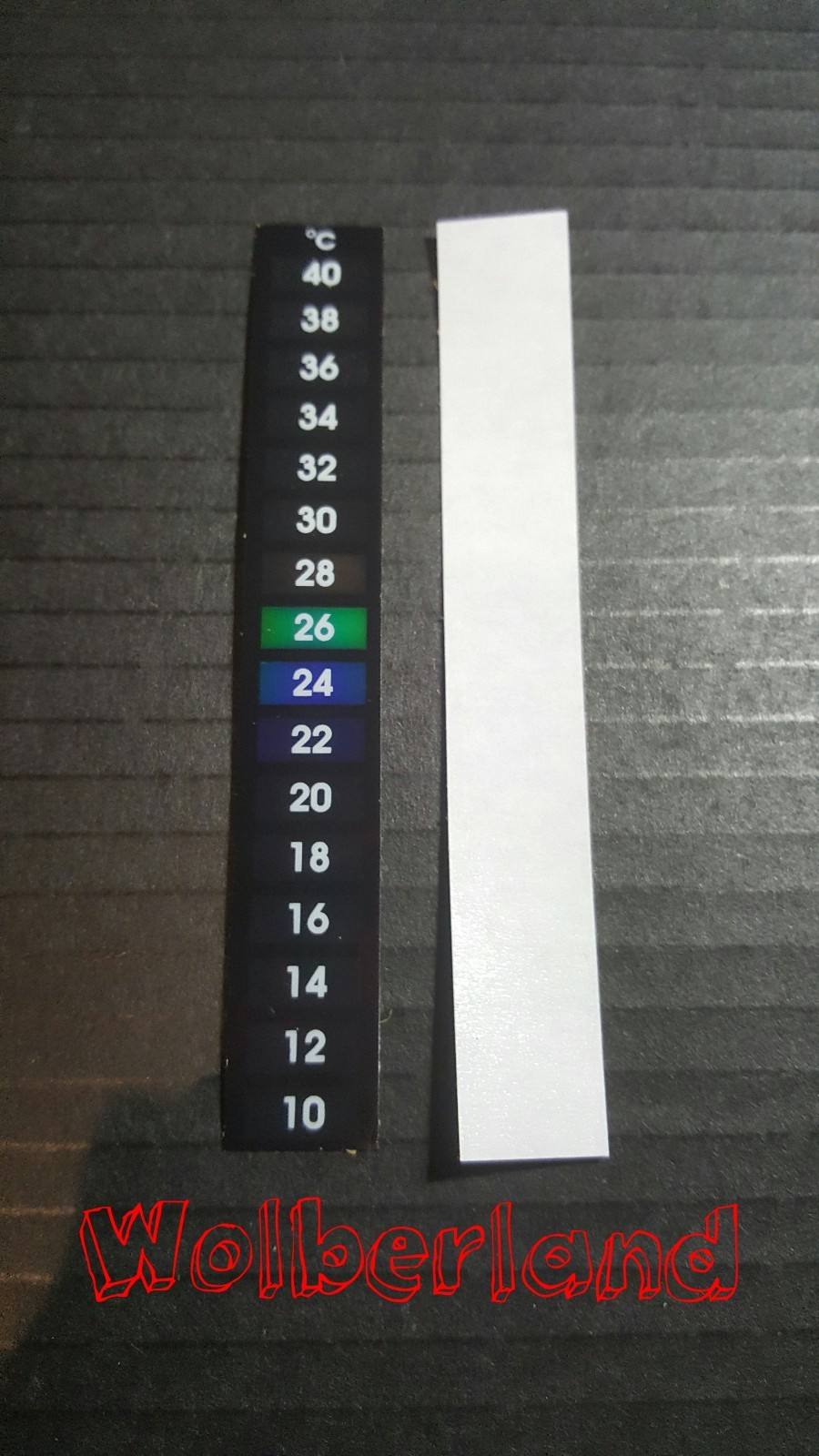 LCD Thermometer for Home Brew or Fish & Reptile Tank 10-40 °C - Self Adhesive