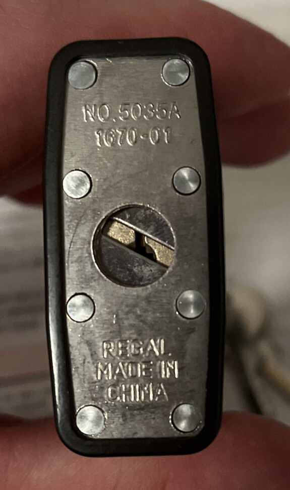 Ruger Firearms Heavy Duty Lock Model 5035A Comes 2 Keys & Instructions New