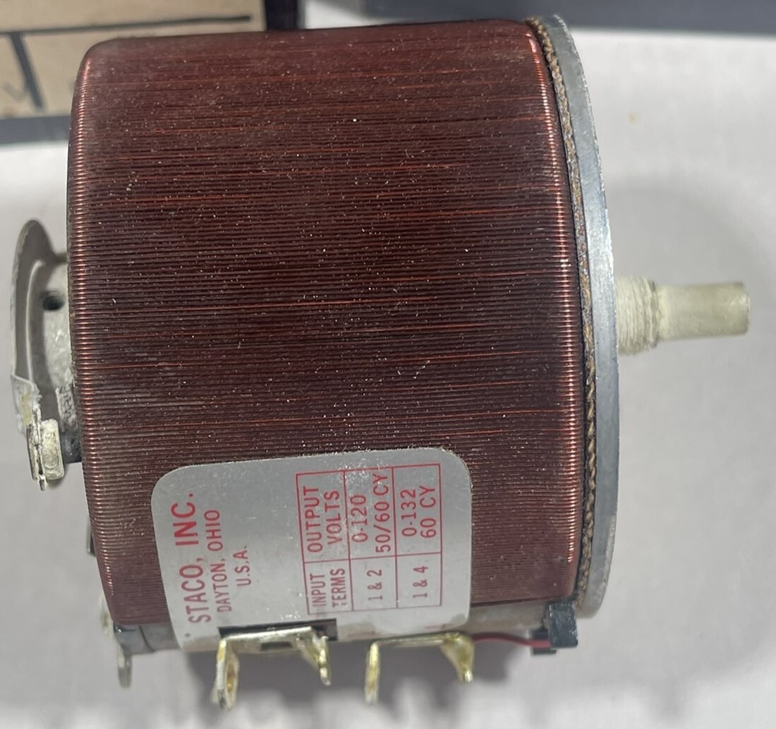 Staco Variable AC Transformer 120V Tested Verified Adjustable Output