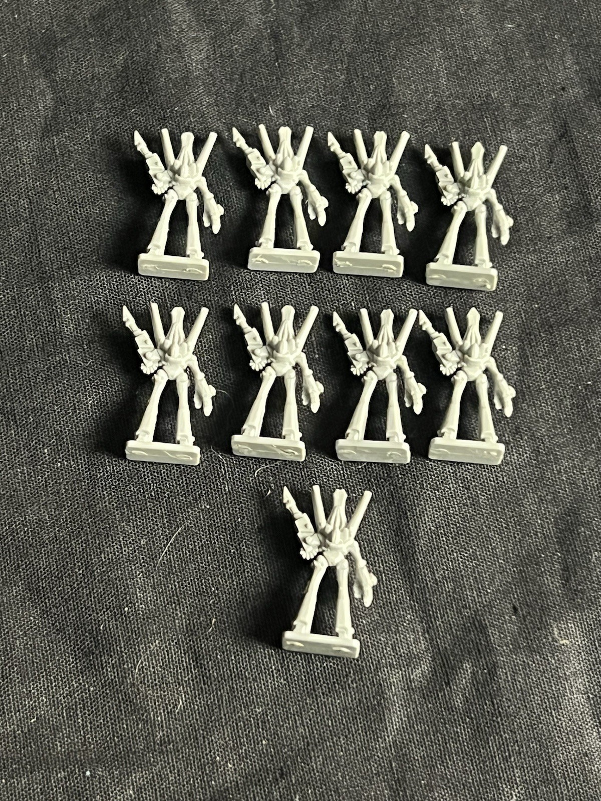 LOT Citadel GW Epic 40k 6mm Eldar Wraithlord Dreadnoughts x9 Plastic Miniatures