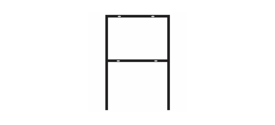Hillman 844137 Sign Frame English Black 24" H X 18" W