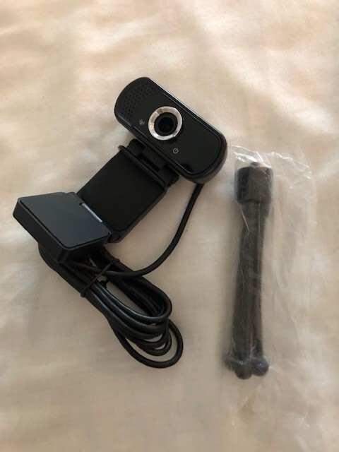 1080P HD Webcam Live Streaming Webcam w/Tripod & Microphone  FREE SHIPPING c