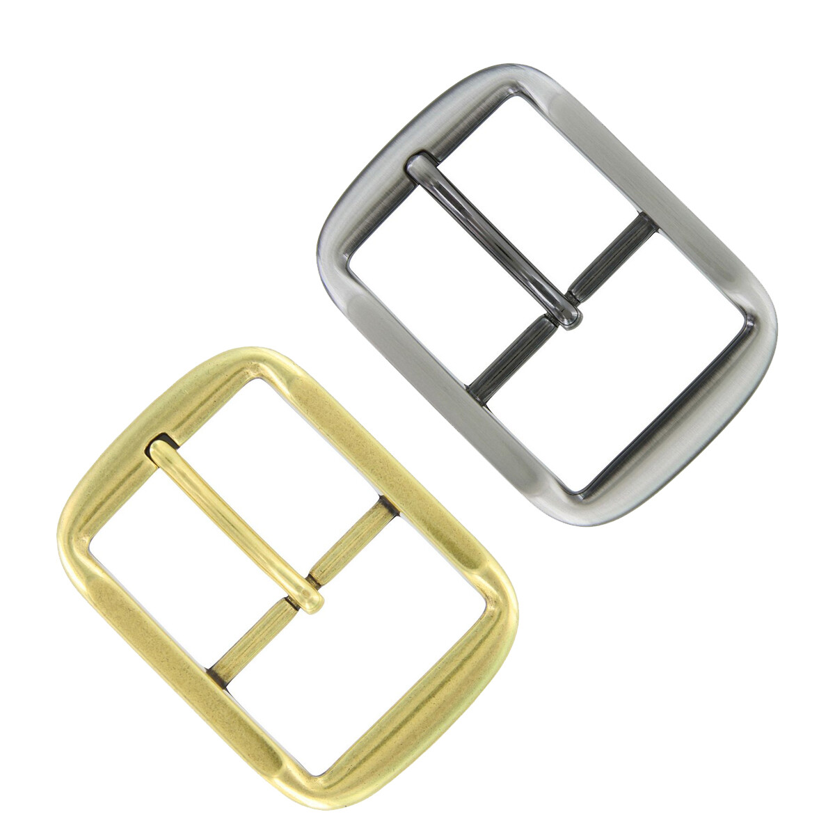 Replacement Buckles Center Bar Buckle Metal Belt Buckle fits 1-1/2" (38mm) Strap