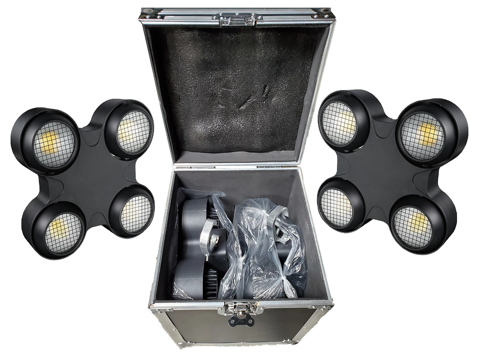 (2) Crowd Blinder 400W LED Waterproof IP65 w/Road Case